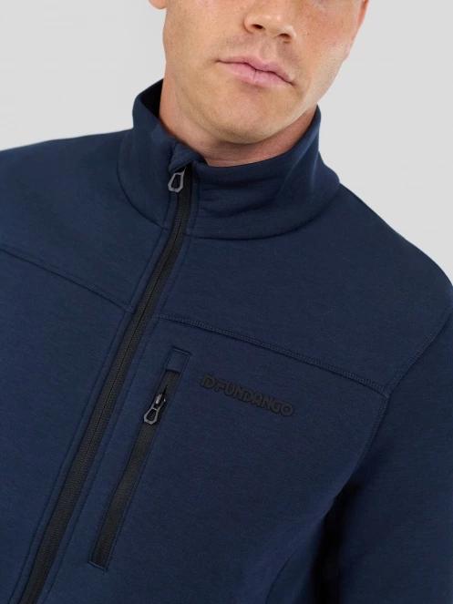 Fundango Soren Fleece Jacket férfi polár pulóver sötétkék színben 6