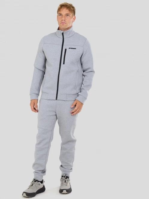Fundango Soren Fleece Jacket férfi polár pulóver szürke színben 4