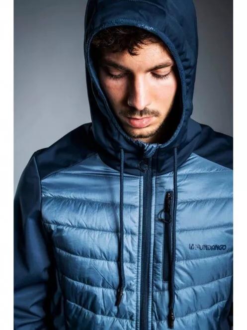 Fundango VERMONT Hybrid Jacket férfi polár pulóver kék színben 4