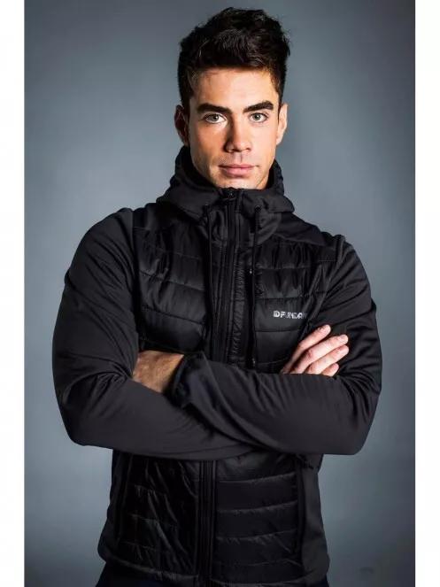 Fundango VERMONT Hybrid Jacket férfi polár pulóver fekete színben 2