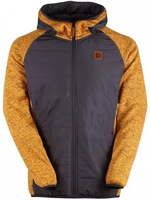Fundango OBSIDIAN Hybrid Jacket férfi polár pulóver sárga színben 5