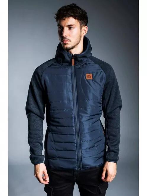 Fundango OBSIDIAN Hybrid Jacket férfi polár pulóver sötétkék színben 3