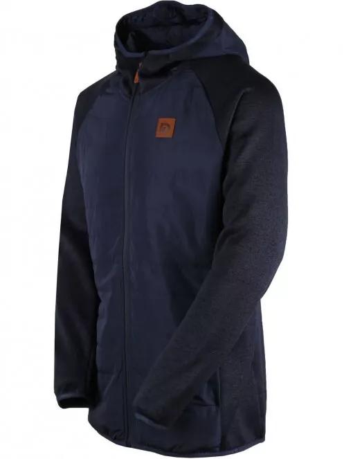 Fundango OBSIDIAN Hybrid Jacket férfi polár pulóver sötétkék színben 6