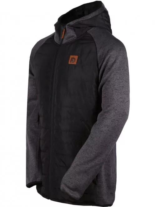 Fundango OBSIDIAN Hybrid Jacket férfi polár pulóver fekete színben 6