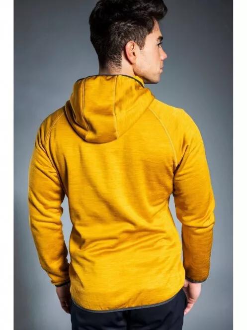Fundango HERMON Hooded Fleece férfi polár pulóver narancssárga színben 3