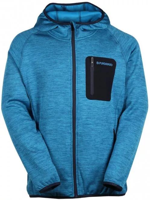 Fundango HERMON Hooded Fleece férfi polár pulóver kék színben 5