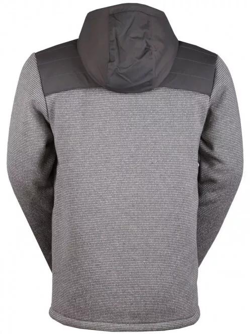 Fundango ASHFORD Insulated Fleece Jacket férfi kapucnis pulóver szürke színben 7