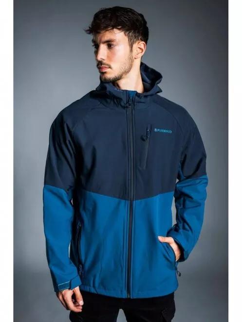 Fundango COOPER Softshell Jacket férfi polár pulóver sötétkék színben 2