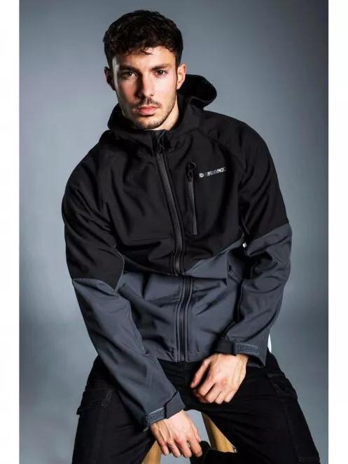 Fundango COOPER Softshell Jacket férfi polár pulóver fekete színben 2