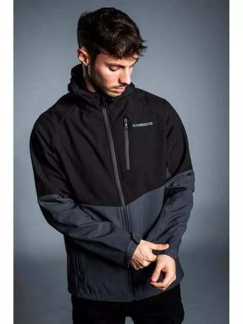 Fundango COOPER Softshell Jacket férfi polár pulóver fekete színben 3