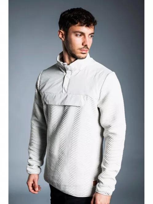 Fundango VERTIGO Pullover férfi pulóver szürke színben 2
