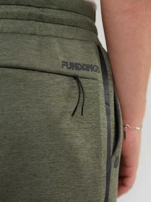 Fundango Blake Sweatpants férfi tréning nadrág oliva színben 4