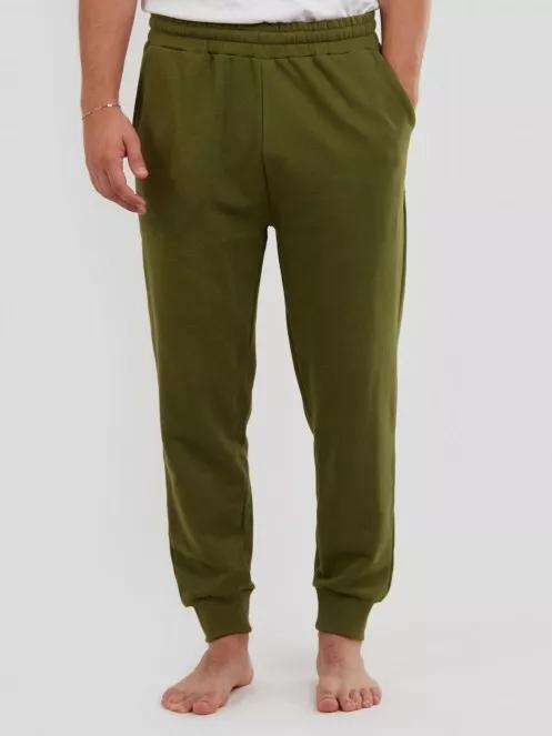 Fundango Moris Jogger Pant férfi tréning nadrág oliva színben 2