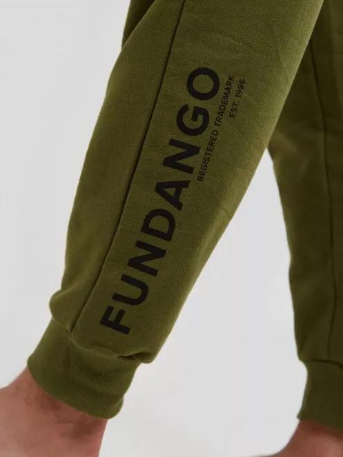 Fundango Moris Jogger Pant férfi tréning nadrág oliva színben 4