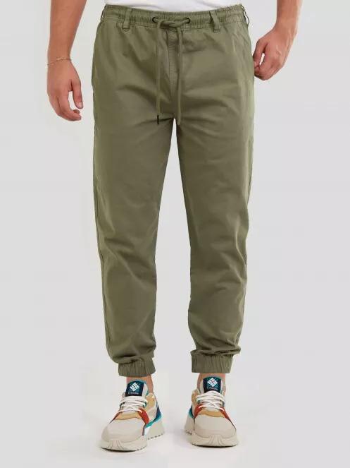 Fundango Toren Cargo Pants férfi utcai nadrág oliva színben 2
