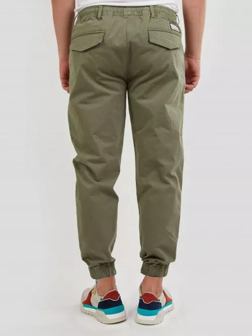 Fundango Toren Cargo Pants férfi utcai nadrág oliva színben 3