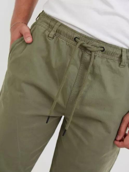 Fundango Toren Cargo Pants férfi utcai nadrág oliva színben 4