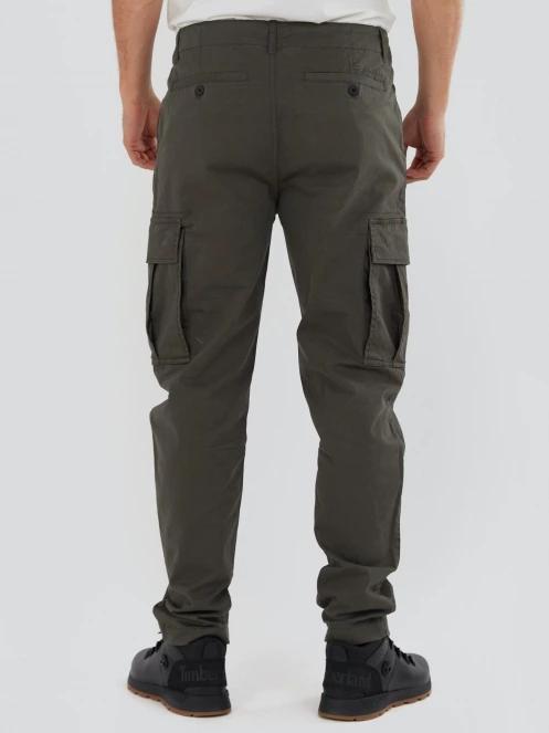Fundango Chuck Cargo Pants férfi cargo nadrág oliva színben 3