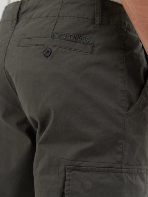 Fundango Chuck Cargo Pants férfi cargo nadrág oliva színben 6