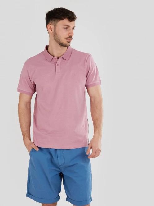 Fundango Incognito Mono Poloshirt férfi galléros póló lila színben 2