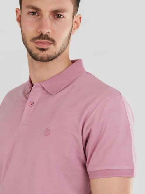 Fundango Incognito Mono Poloshirt férfi galléros póló lila színben 5