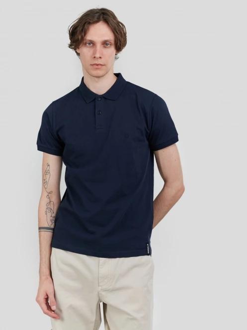 Fundango Incognito Mono Poloshirt férfi galléros póló sötétkék színben 2