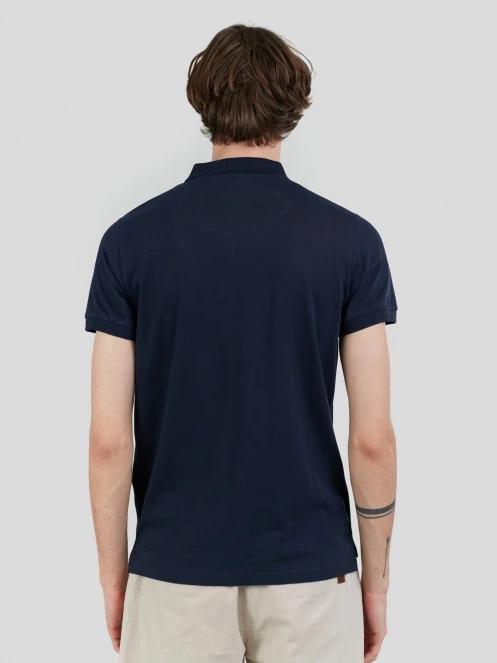 Fundango Incognito Mono Poloshirt férfi galléros póló sötétkék színben 3