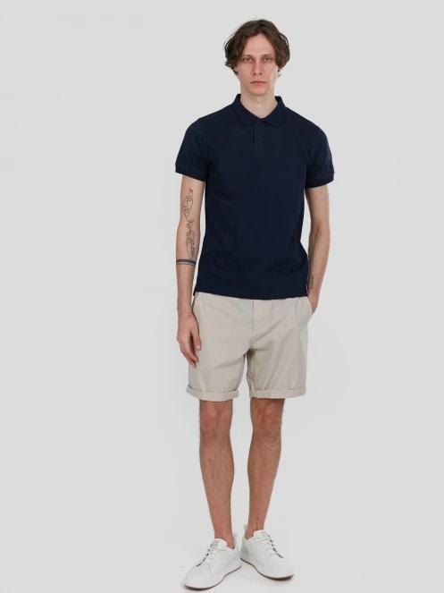 Fundango Incognito Mono Poloshirt férfi galléros póló sötétkék színben 4