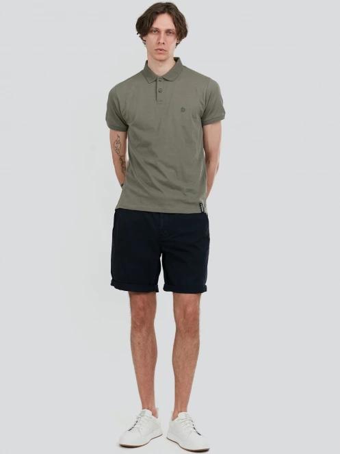 Fundango Incognito Mono Poloshirt férfi galléros póló oliva színben 4