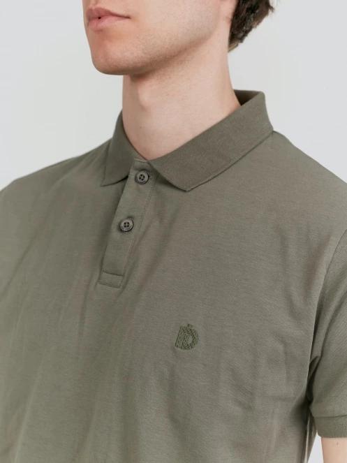 Fundango Incognito Mono Poloshirt férfi galléros póló oliva színben 6