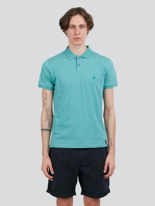 Fundango Incognito Mono Poloshirt férfi galléros póló zöld színben 2
