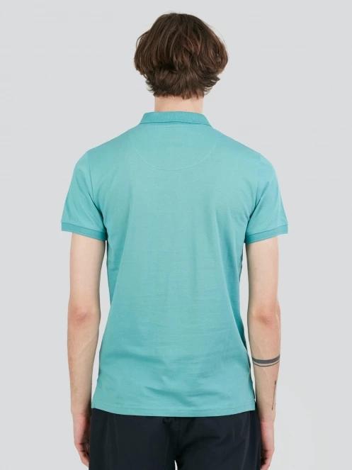 Fundango Incognito Mono Poloshirt férfi galléros póló zöld színben 3