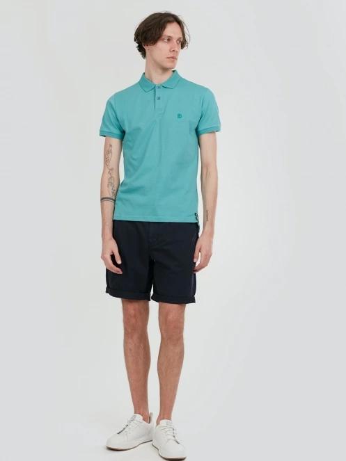 Fundango Incognito Mono Poloshirt férfi galléros póló zöld színben 4