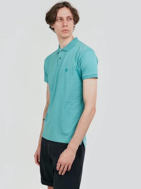 Fundango Incognito Mono Poloshirt férfi galléros póló zöld színben 5
