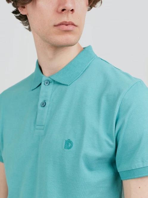 Fundango Incognito Mono Poloshirt férfi galléros póló zöld színben 6