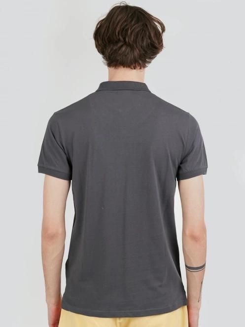 Fundango Incognito Mono Poloshirt férfi galléros póló szürke színben 3