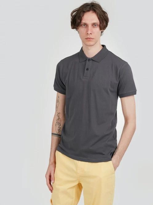 Fundango Incognito Mono Poloshirt férfi galléros póló szürke színben 5