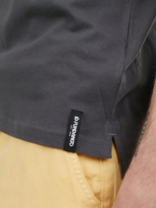 Fundango Incognito Mono Poloshirt férfi galléros póló szürke színben 7