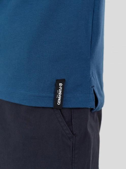 Fundango Incognito Mono Poloshirt férfi galléros póló kék színben 6