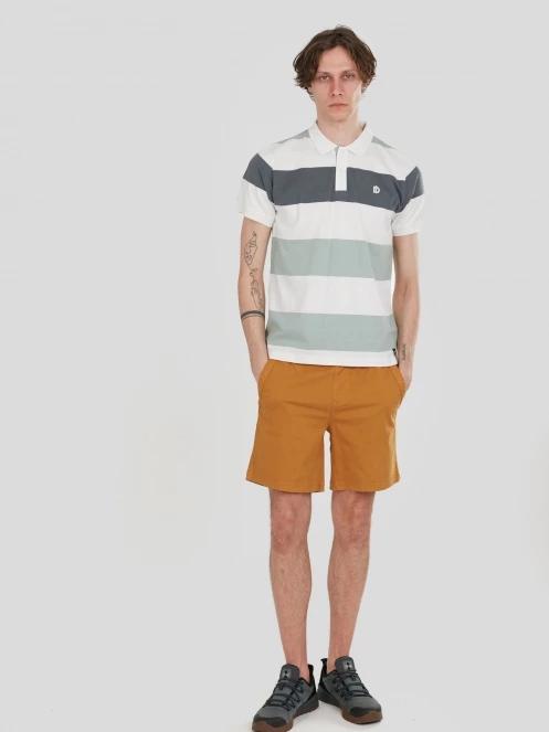 Fundango Incognito Stripe Poloshirt férfi galléros póló zöld színben 4