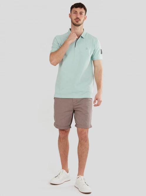 Fundango Molton Poloshirt férfi galléros póló világoskék színben 4