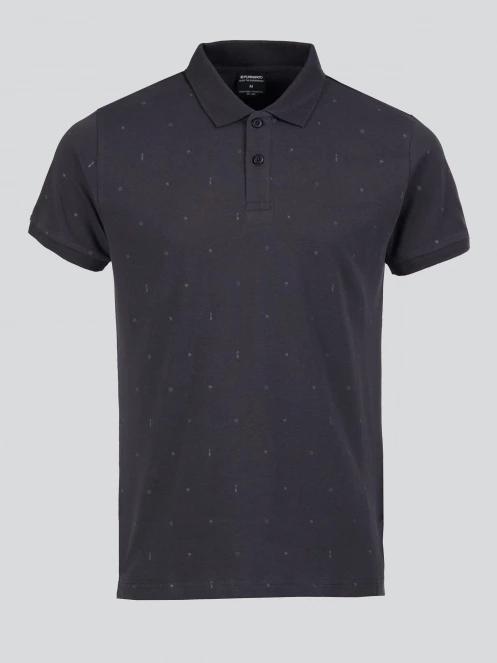 Fundango Icon Poloshirt férfi galléros póló fekete színben 8