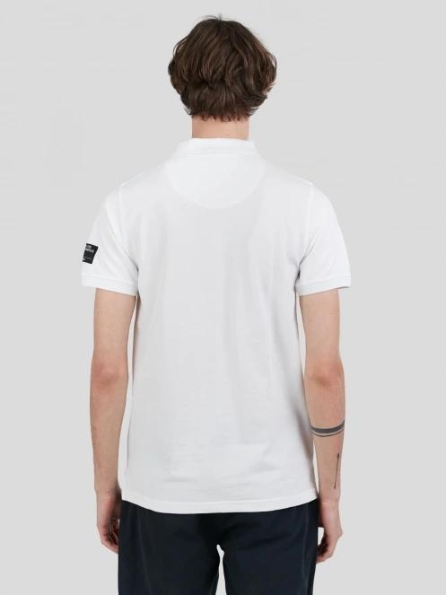 Fundango Insignia Poloshirt férfi galléros póló fehér színben 3