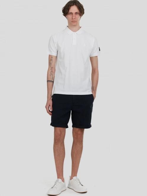Fundango Insignia Poloshirt férfi galléros póló fehér színben 4