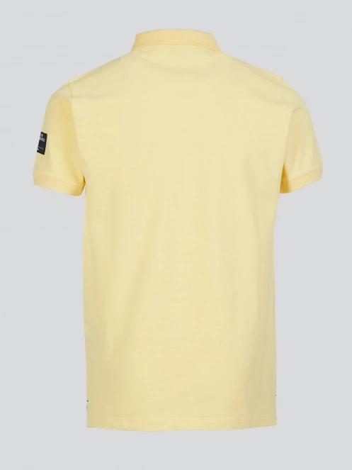 Fundango Insignia Poloshirt férfi galléros póló sárga színben 8