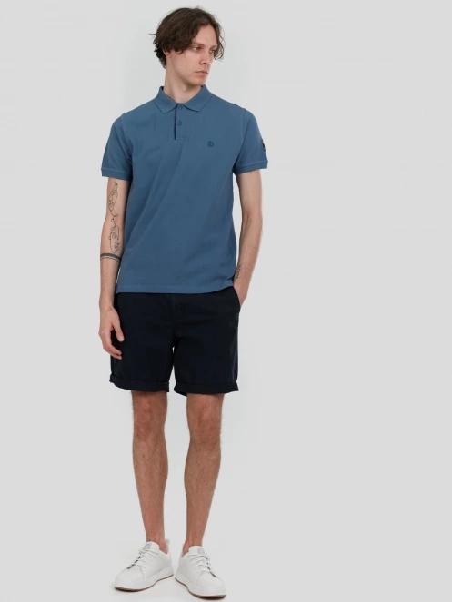Fundango Insignia Poloshirt férfi galléros póló kék színben 4