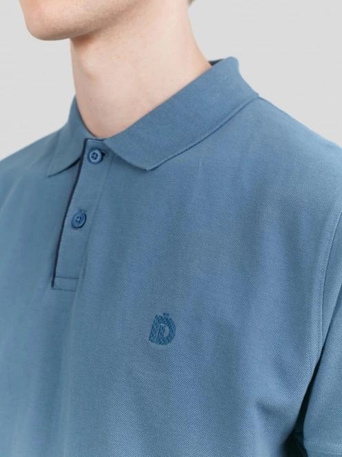 Fundango Insignia Poloshirt férfi galléros póló kék színben 5