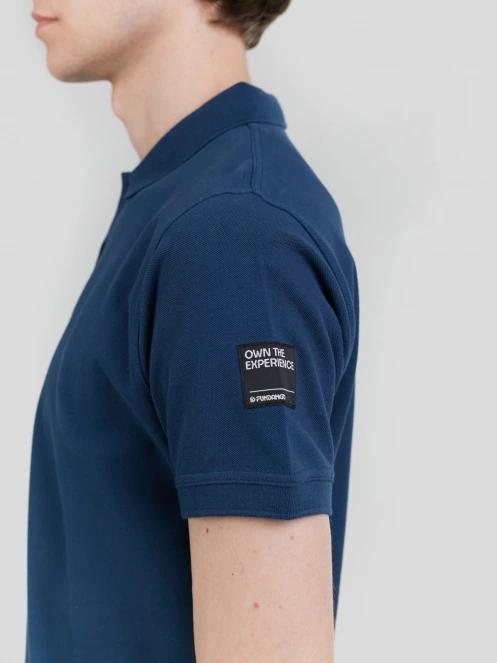 Fundango Insignia Poloshirt férfi galléros póló sötétkék színben 6
