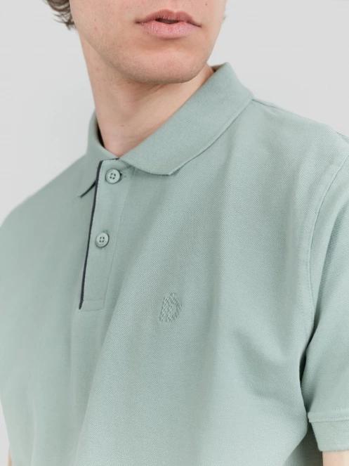 Fundango Insignia Poloshirt férfi galléros póló zöld színben 5