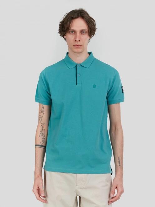 Fundango Insignia Poloshirt férfi galléros póló zöld színben 2